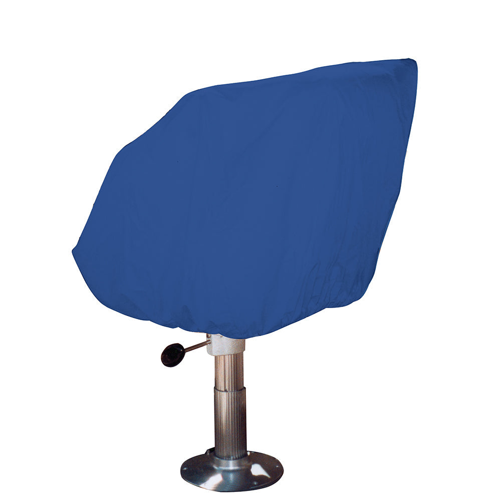 Taylor Made Helm/Bucket/Fixed Back Boat Seat Cover - Rip/Stop Polyester Navy [80230] - Premium Winter Covers from Taylor Made - Just $39.99! 