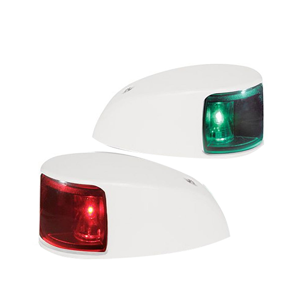 Hella Marine NaviLED Deck Mount Port & Starboard Pair - 2nm - Colored Lens/White Housing [980620811] - Premium Navigation Lights from Hella Marine - Just $177.99! 