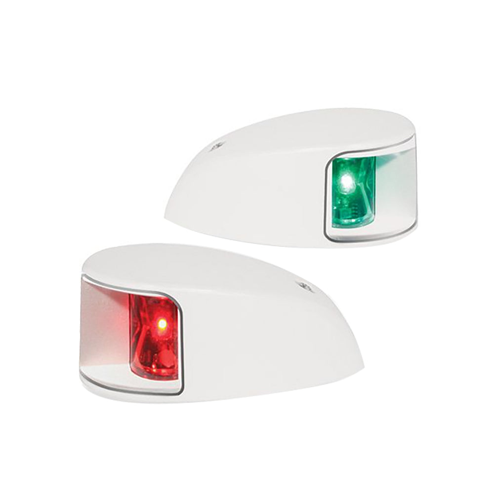 Hella Marine NaviLED Deck Mount Port & Starboard Pair - 2nm - Clear Lens/White Housing [980620911] - Premium Navigation Lights from Hella Marine - Just $177.99! 