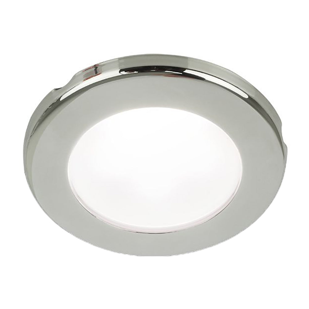 Hella Marine EuroLED 75 3" Round Screw Mount Down Light - White LED - Stainless Steel Rim - 24V [958110121] - Premium Dome/Down Lights from Hella Marine - Just $43.99! 