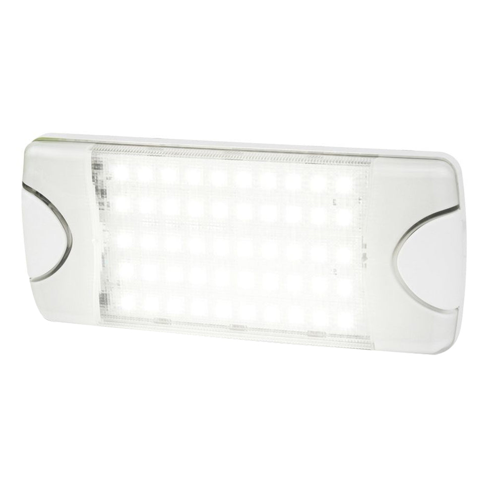 Hella Marine DuraLED 50 Low Profile Interior/Exterior Lamp - White LED Spreader Beam [980629001] - Premium Interior / Courtesy Light from Hella Marine - Just $108.99! 