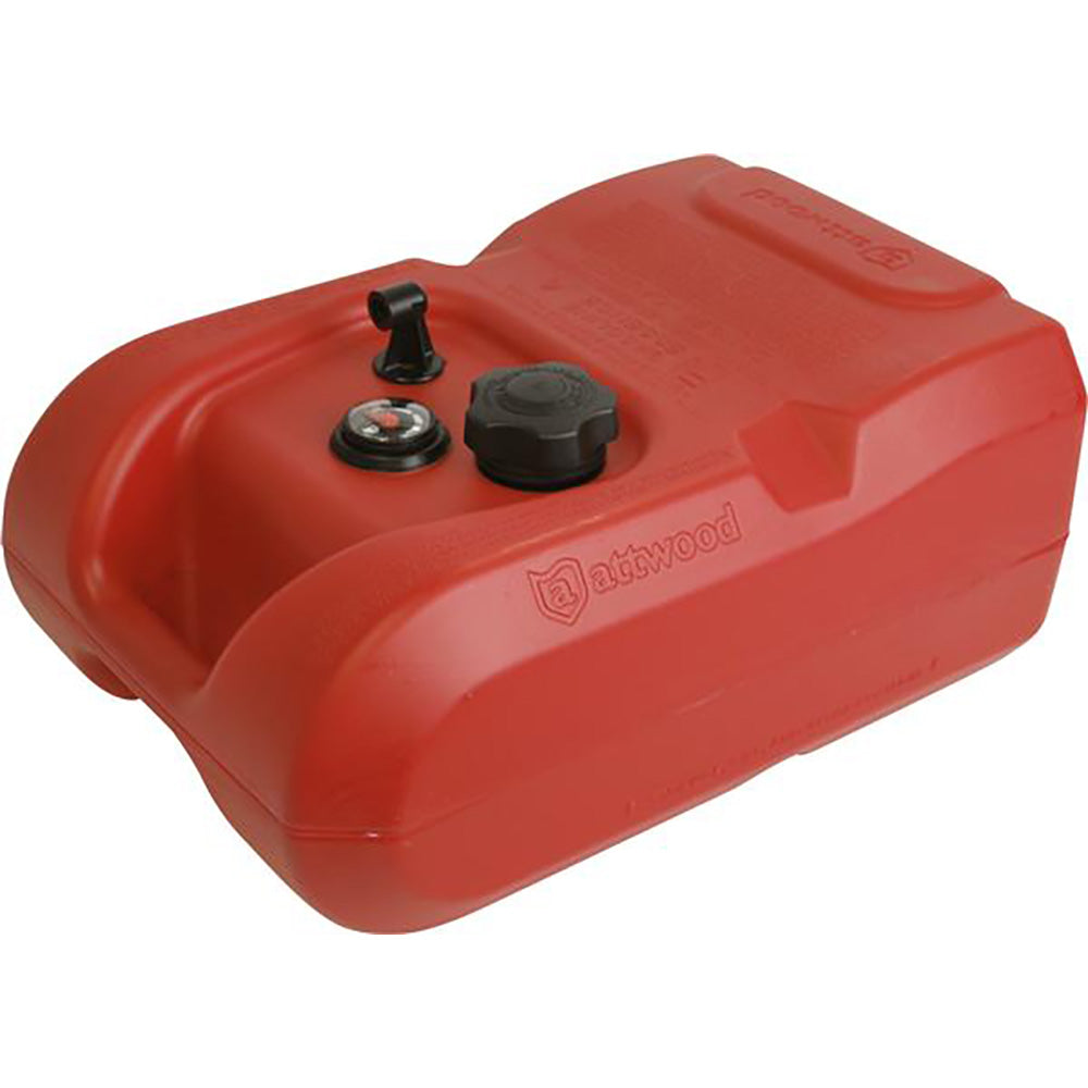 Attwood Portable Fuel Tank - 6 Gallon w/Gauge [8806LPG2] - Boat Outfitting, Boat Outfitting | Fuel Systems, Brand_Attwood Marine - Attwood Marine - Fuel Systems
