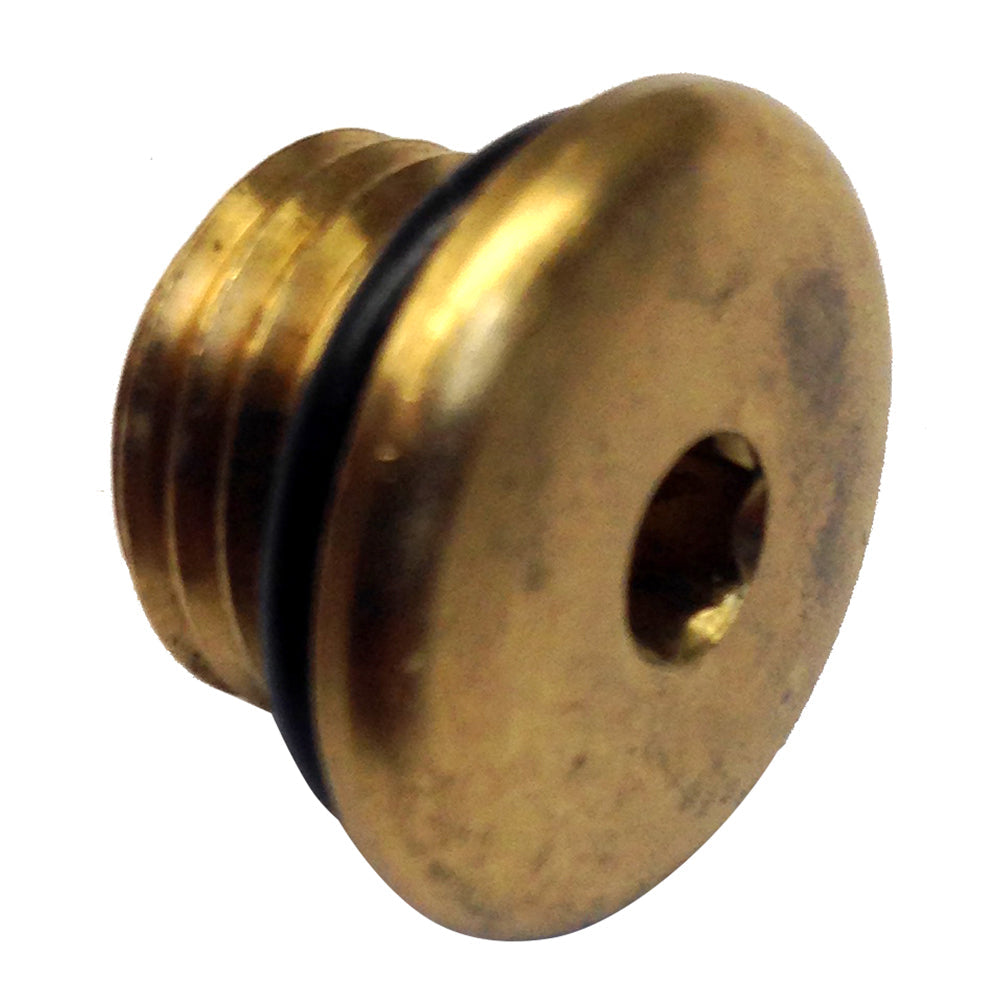 Uflex Brass Plug w/O-Ring for Pumps [71928P] - Premium Steering Systems from Uflex USA - Just $2.86! 