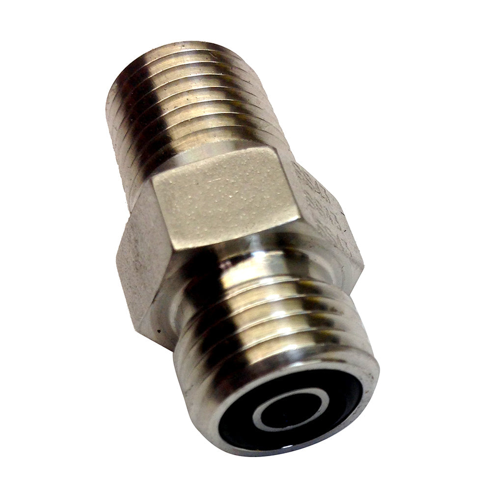 Uflex Powertech Male Connector f/Autopilot to ORF Hose [UPS 4-4 FLO-SS] - Premium Steering Systems from Uflex USA - Just $138.99! 