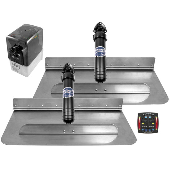 Bennett 1812ATP 18 x 12 Hydraulic Trim Tabs with ATP [1812ATP] - Premium Trim Tabs from Bennett Marine - Just $983.99! 