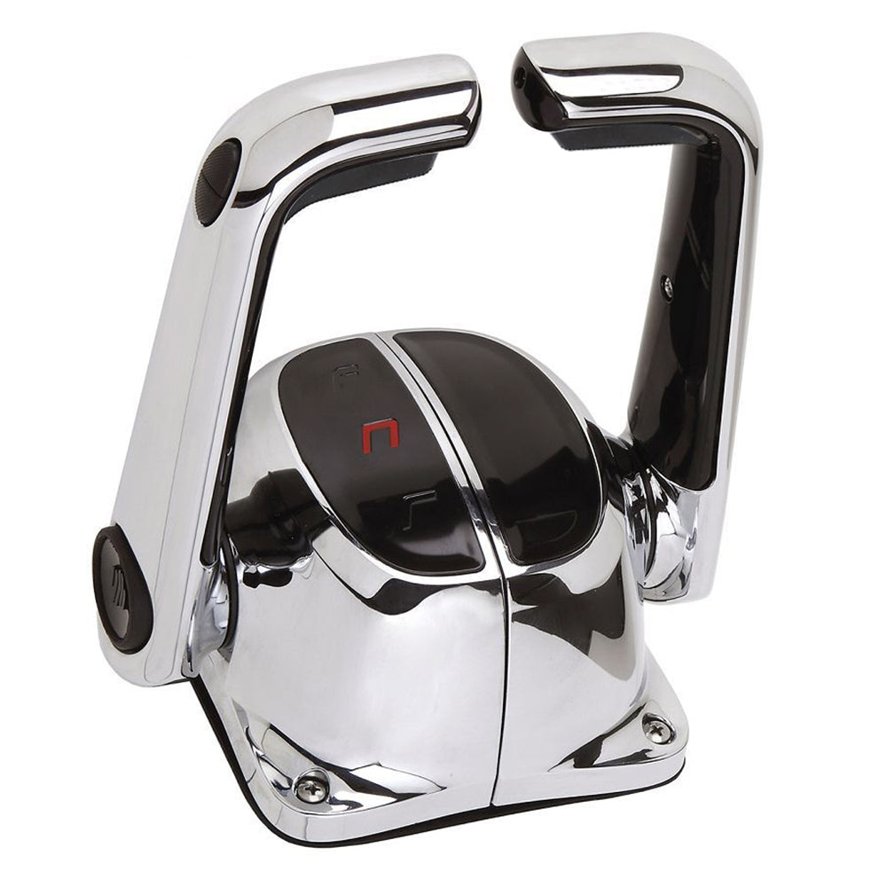 UflexTwin Lever Top Mount Control w/Neutral Lock  Trim Switch - Chrome [B502CHT/L] - Premium Engine Controls from Uflex USA - Just $851.99! 