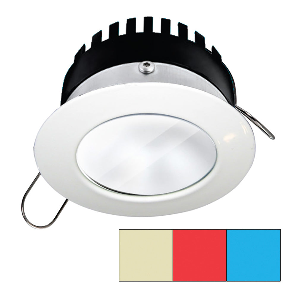 i2Systems Apeiron Pro A503 - 3W - Round - Warm White, Red  Blue - White Finish [A503-31CBBR-HE] - Premium Dome/Down Lights from I2Systems Inc - Just $157.99! 