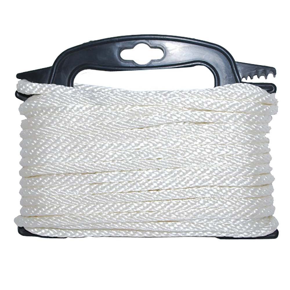 Attwood Braided Nylon Rope - 3/16" x 100' - White [117553-7] - Premium Rope & Chain from Attwood Marine - Just $13.99! Shop now at Boat Gear Depot