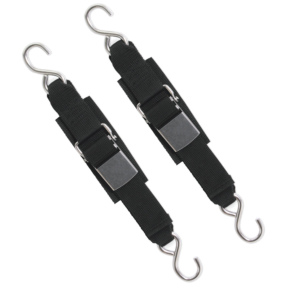 BoatBuckle Stainless Steel Kwik-Lok Transom Tie-Downs [F12066] - Premium Tie-Downs from BoatBuckle - Just $46.99! 