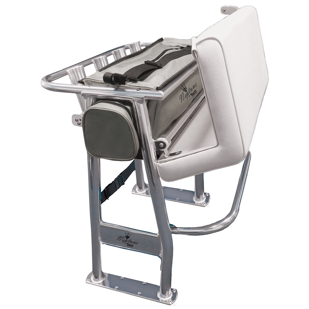 TACO Neptune II Leaning Post w/Tackle Storage Bag [L10-1003-1] - Premium Seating from TACO Marine - Just $1522.99! 