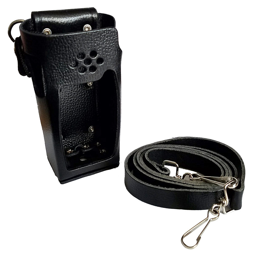 Standard Horizon Leather Case w/Belt Loop  Shoulder Strap [SHC-18] - Premium Accessories from Standard Horizon - Just $64.99! 