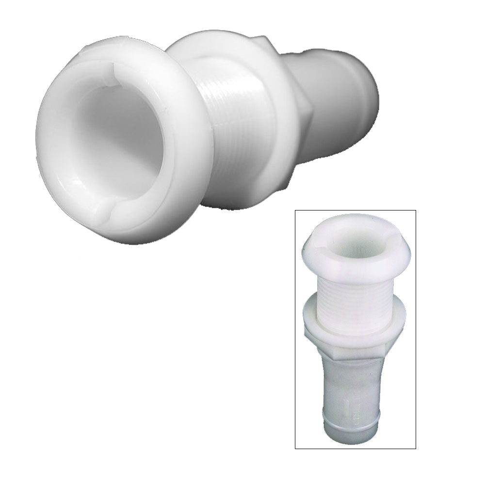 Perko 3/4" Thru-Hull Fitting f/Hose - Plastic Narrow Flange [0301DP5] - Premium Thru-Hull Fittings from Perko - Just $6.99! 