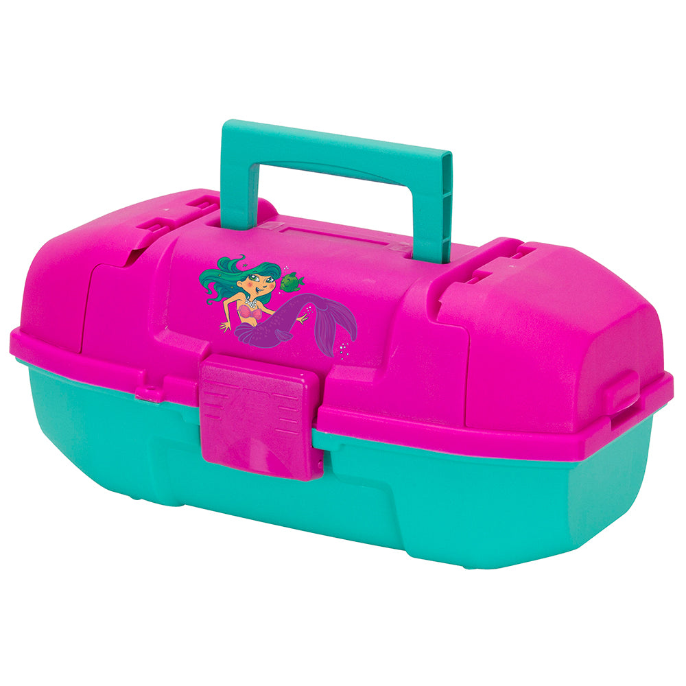 Plano Youth Mermaid Tackle Box - Pink/Turquoise [500102] - Premium Tackle Storage from Plano - Just $14.99! 