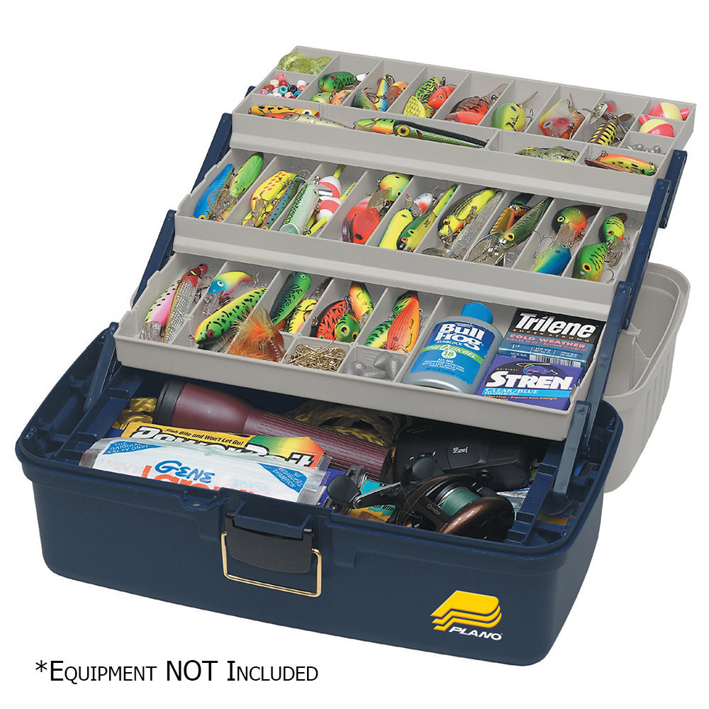 Plano Three-Tray Fixed Compartment Tackle Box - XL [613306] - Premium Tackle Storage from Plano - Just $36.99! 