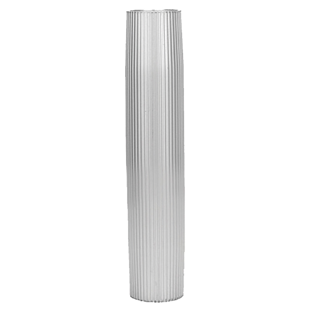 TACO Aluminum Ribbed Table Pedestal - 2-3/8" O.D. - 26" Length [Z60-8266VEL26-2] - Premium Pedestals from TACO Marine - Just $58.99! 