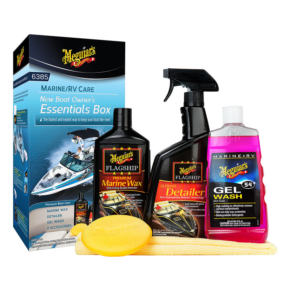 Meguiars New Boat Owners Essentials Kit [M6385] - Boat Outfitting, Boat Outfitting | Cleaning, Brand_Meguiar's - Meguiar's - Cleaning