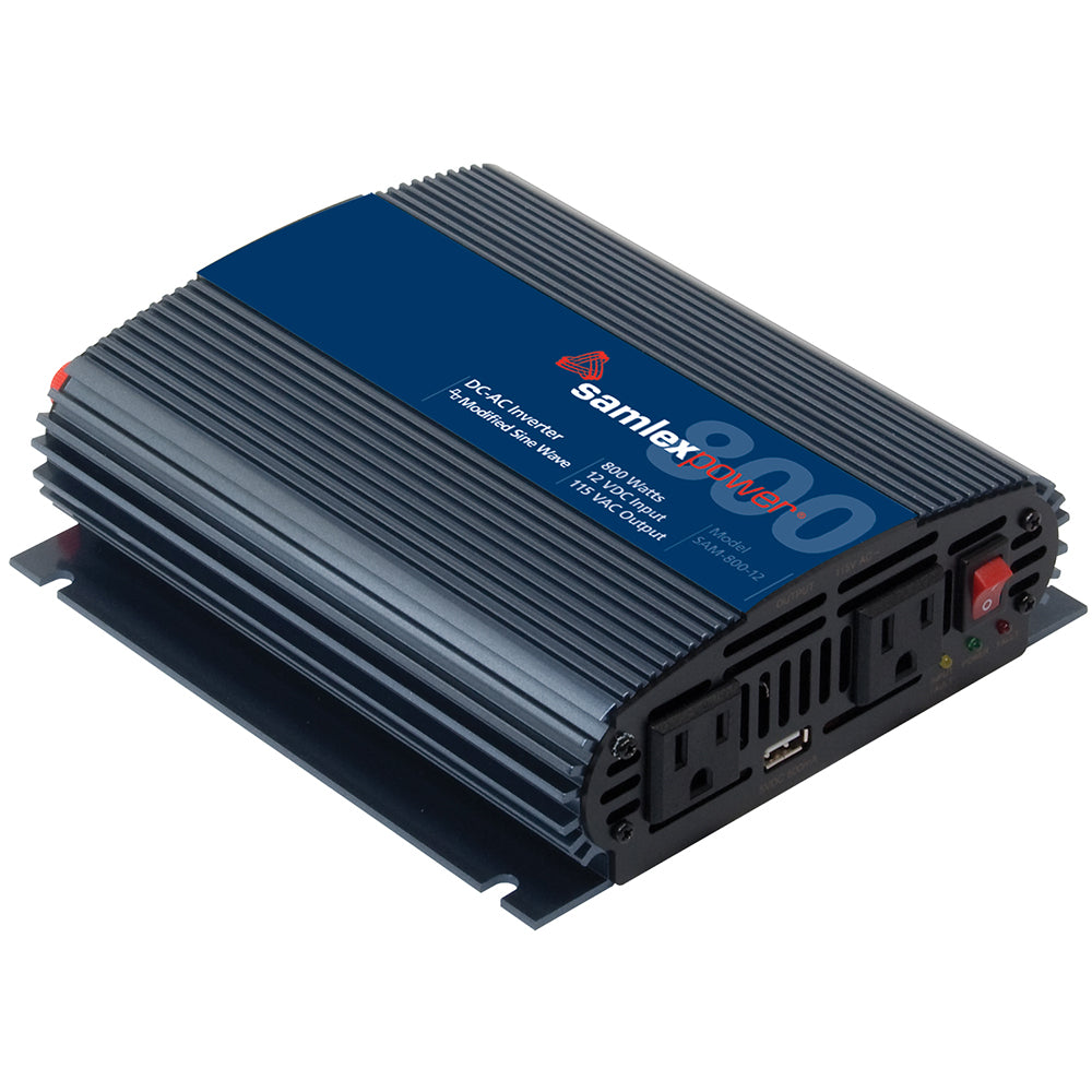 Samlex 800W Modified Sine Wave Inverter - 12V [SAM-800-12] - Premium Inverters from Samlex America - Just $116.50! 