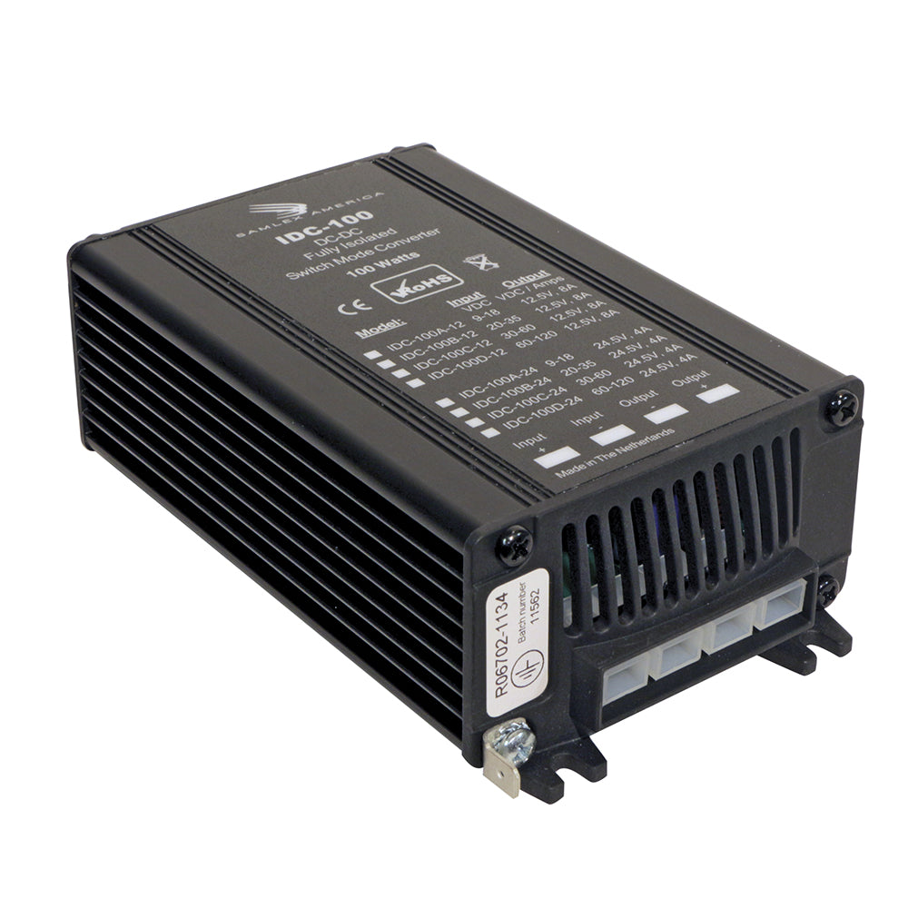 Samlex 100W Fully Isolated DC-DC Converter - 8A - 9-18V Input - 12.5V Output [IDC-100A-12] - Premium DC to DC Converters from Samlex America - Just $163.60! 