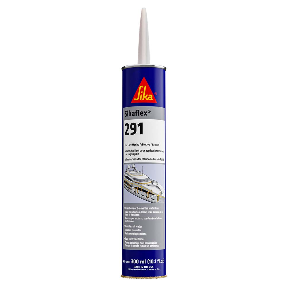 Sika Sikaflex 291 Fast Cure Adhesive  Sealant 10.3oz(300ml) Cartridge - White [90919] - Boat Outfitting, Boat Outfitting | Adhesive/Sealants, Brand_Sika - Sika - Adhesive/Sealants