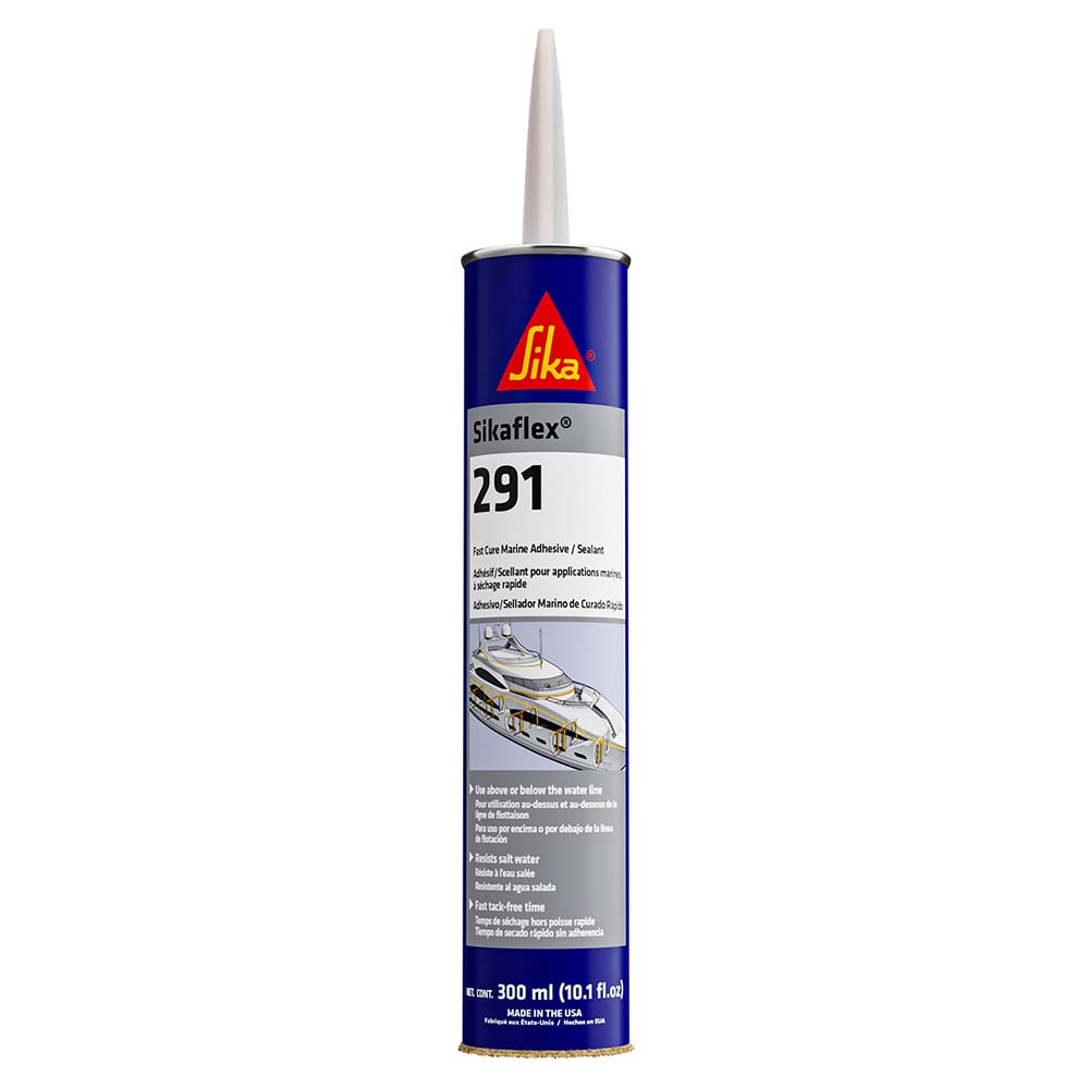 Sika Sikaflex 291 Fast Cure Adhesive  Sealant 10.3oz(300ml) Cartridge - Black [90923] - Premium Adhesive/Sealants from Sika - Just $13.99! Shop now at Boat Gear Depot