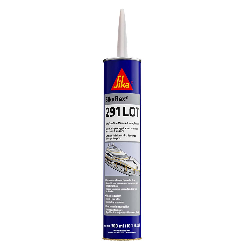 Sika Sikaflex 291 LOT Slow Cure Adhesive  Sealant 10.3oz(300ml) Cartridge - White [90925] - Boat Outfitting, Boat Outfitting | Adhesive/Sealants, Brand_Sika - Sika - Adhesive/Sealants