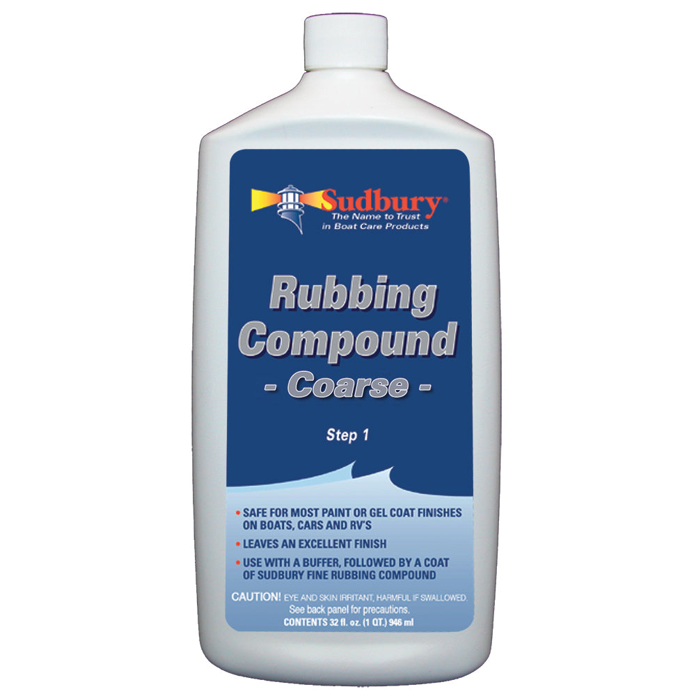 Sudbury Rubbing Compound Coarse - Step 1 - 32oz Fluid [444] - Premium Cleaning from Sudbury - Just $27.99! 