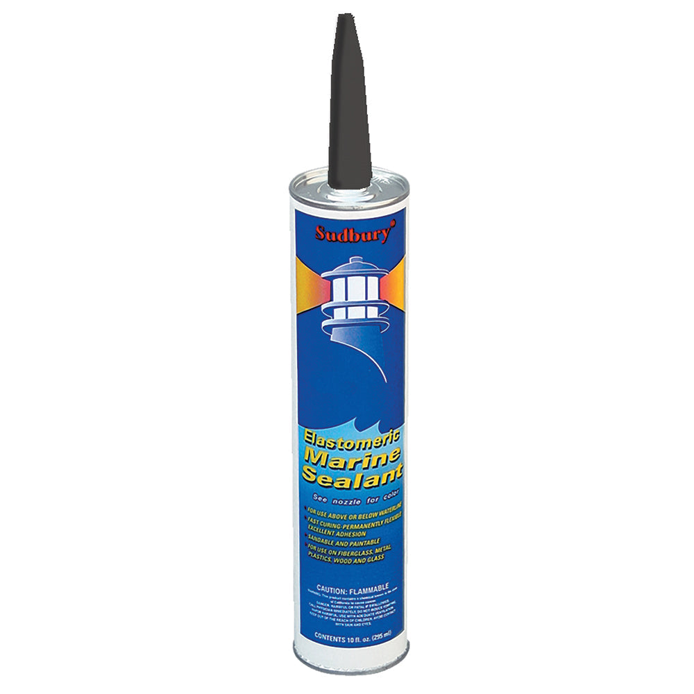 Sudbury Elastomeric Marine Sealant - 10oz Cartridge - Black [302] - Premium Adhesive/Sealants from Sudbury - Just $15.99! Shop now at Boat Gear Depot