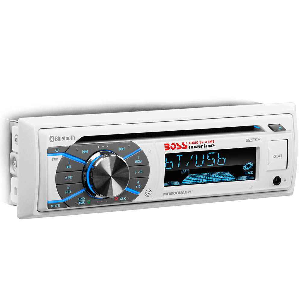 Boss Audio MR508UABW Marine Stereo w/AM/FM/CD/BT/USB [MR508UABW] - Premium Stereos from Boss Audio - Just $88.99! 