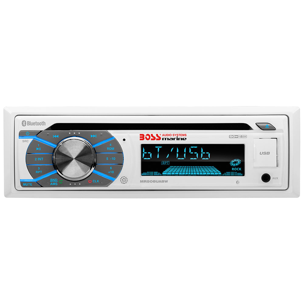 Boss Audio MR508UABW Marine Stereo w/AM/FM/CD/BT/USB [MR508UABW] - Premium Stereos from Boss Audio - Just $88.99! 