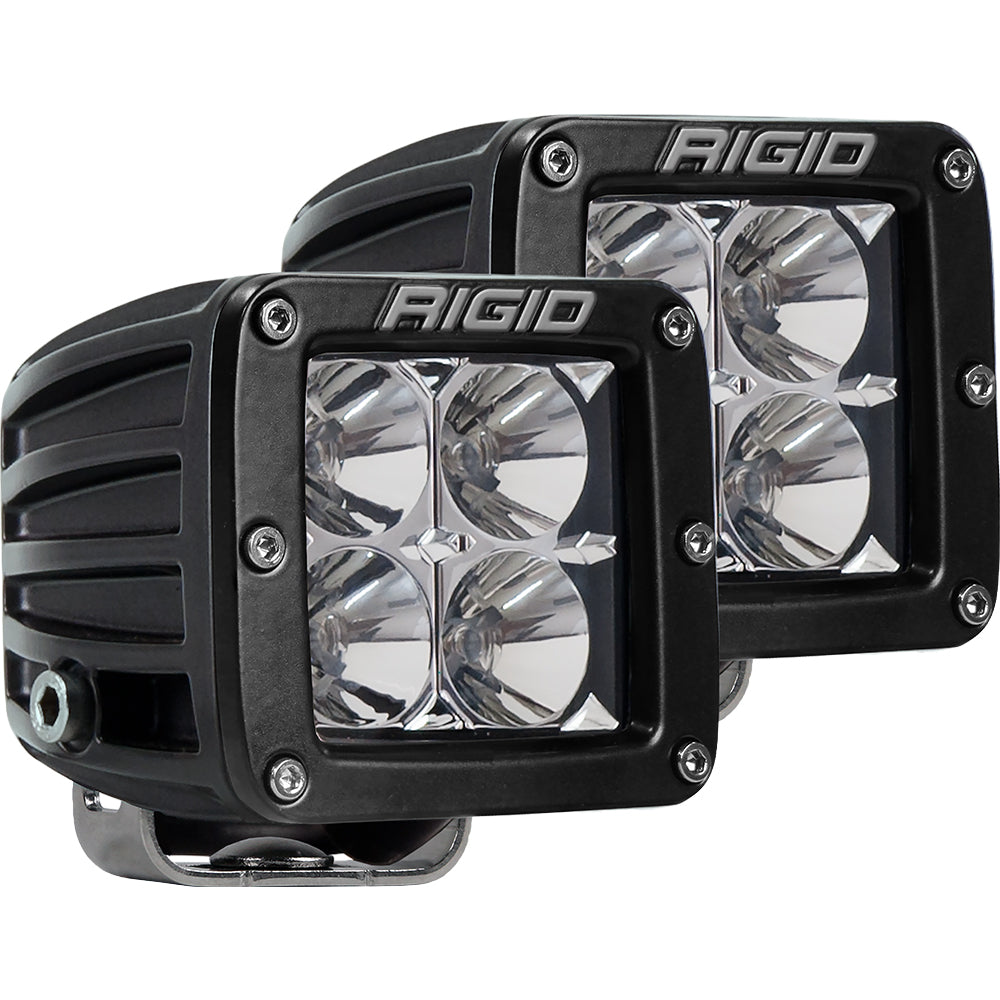 RIGID Industries D-Series PRO Hybrid-Flood LED - Pair - Black [202113] - Premium Flood/Spreader Lights from RIGID Industries - Just $236.89! 