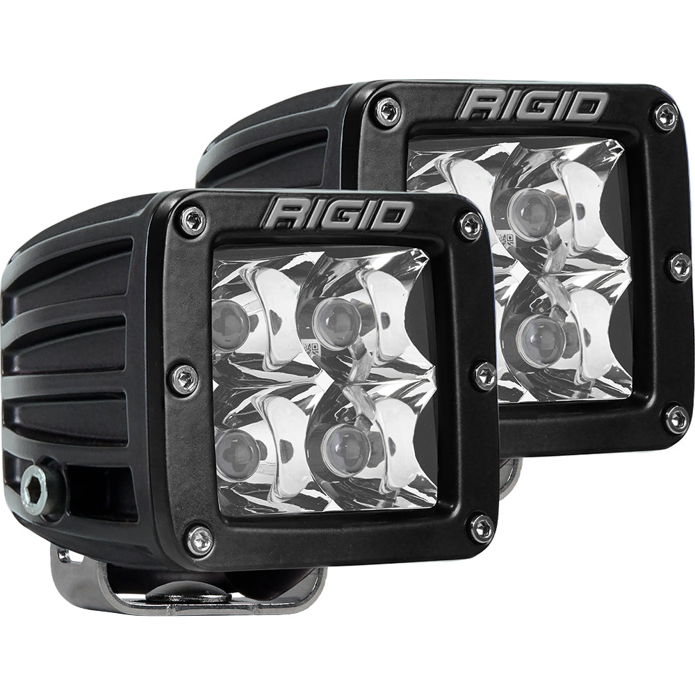 RIGID Industries D-Series PRO Hybrid-Spot LED - Pair - Black [202213] - Premium Flood/Spreader Lights from RIGID Industries - Just $236.89! 