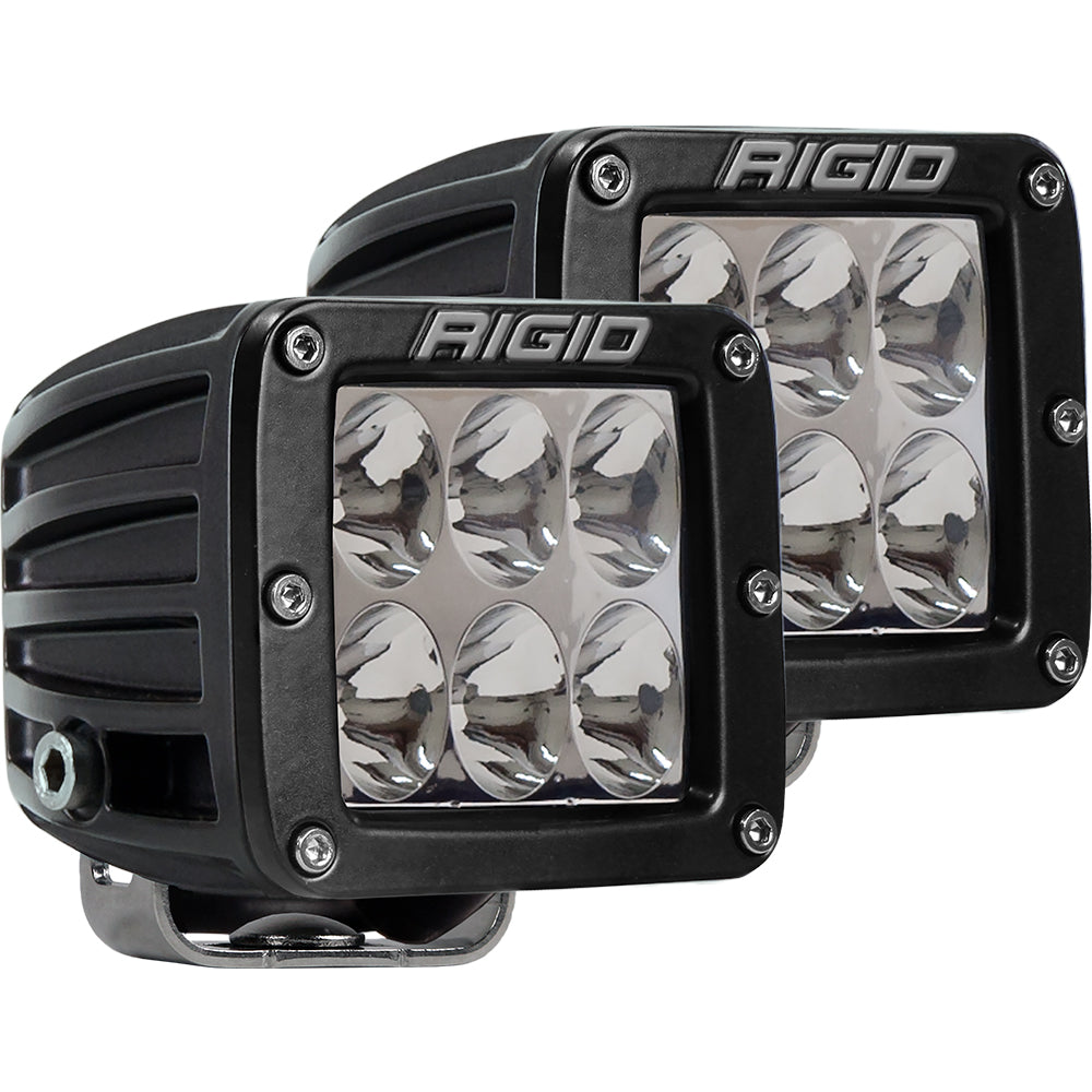 RIGID Industries D-Series PRO Specter-Driving LED - Pair - Black [502313] - Brand_RIGID Industries, Lighting, Lighting | Flood/Spreader Lights, MAP, Restricted From 3rd Party Platforms - RIGID Industries - Flood/Spreader Lights