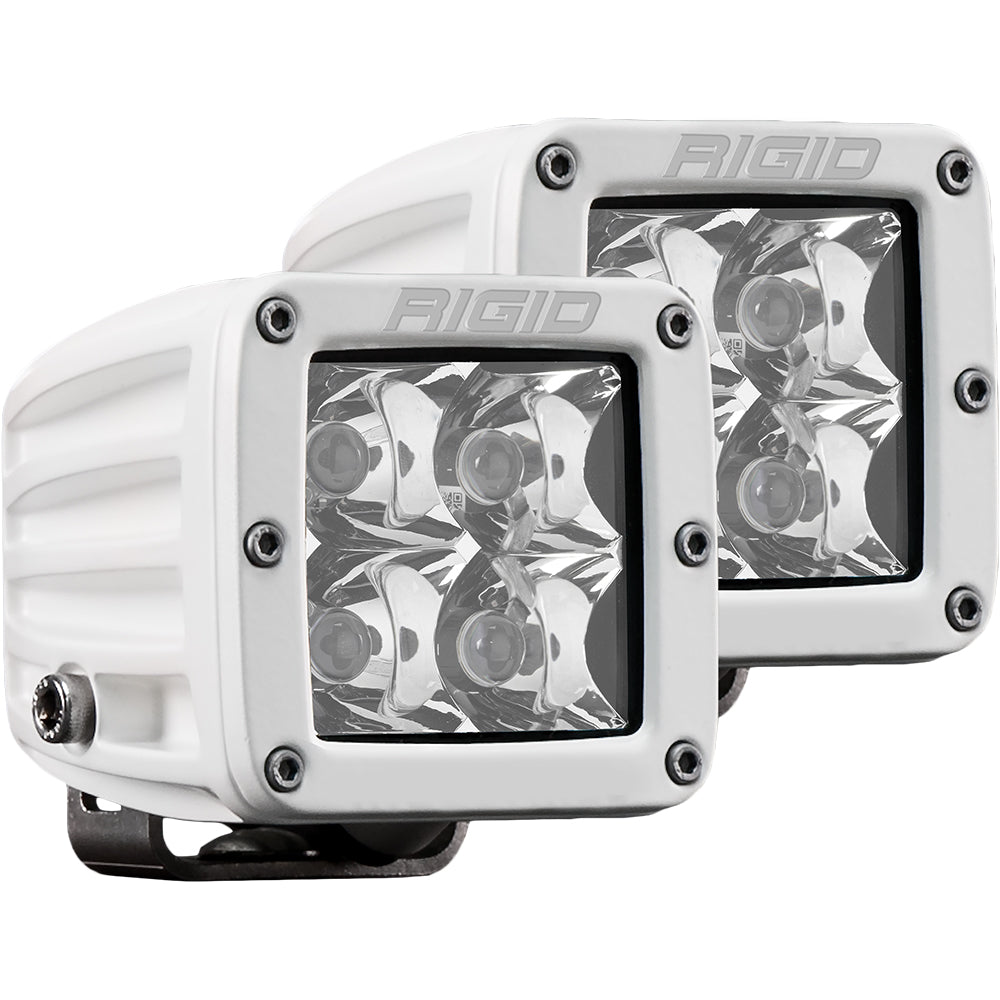 RIGID Industries D-Series PRO Hybrid-Spot LED - Pair - White [602213] - Premium Flood/Spreader Lights from RIGID Industries - Just $236.89! 