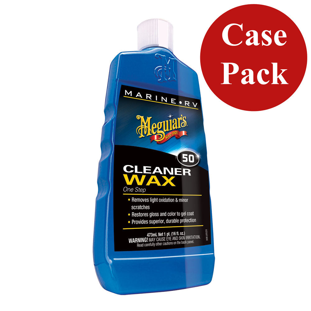 Meguiars Boat/RV Cleaner Wax - 16 oz - *Case of 6* [M5016CASE] - Premium Cleaning from Meguiar's - Just $83.99! Shop now at Boat Gear Depot