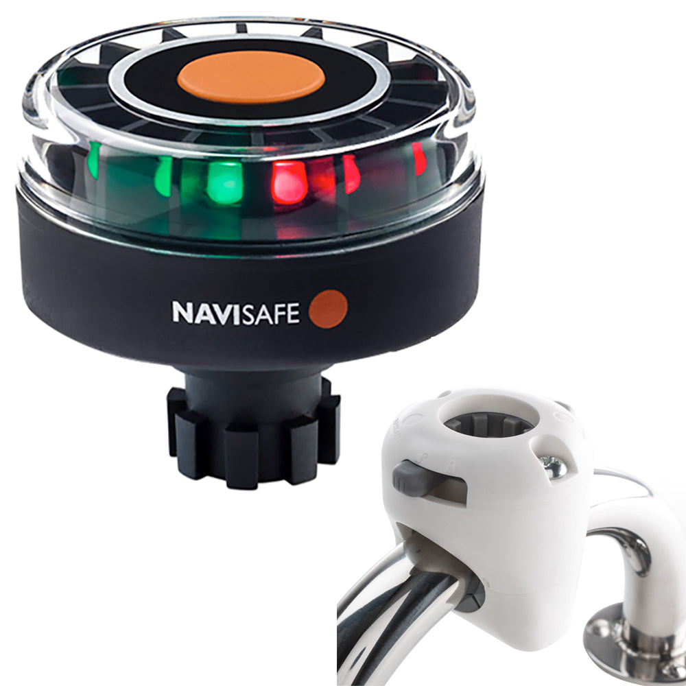 Navisafe Navilight Tricolor 2NM w/Navibolt Base  Rail Mount - White [342KIT3] - Premium Navigation Lights from Navisafe - Just $100.99! 