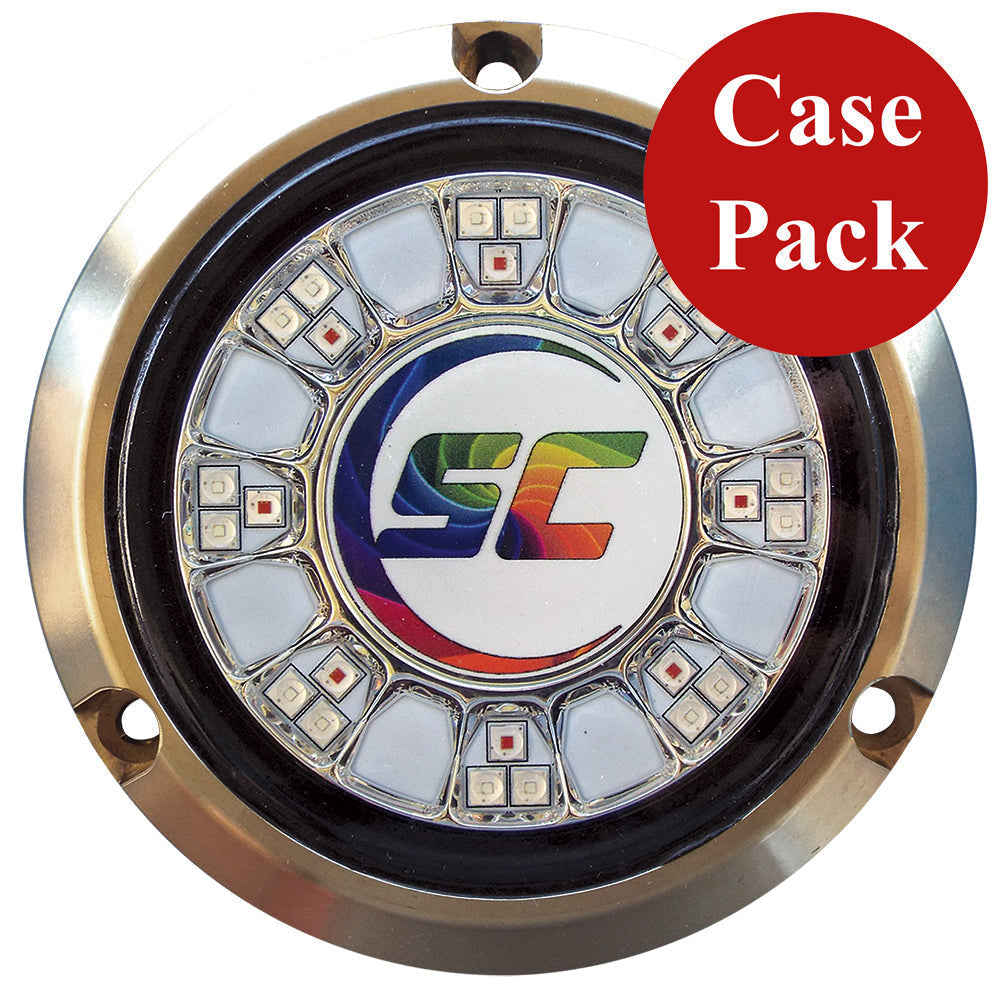 Shadow- Caster SCR-24 Bronze Underwater Light - 24 LEDs - Full Color Changing - *Case of 4* [SCR-24-CC-BZ-10CASE] - Brand_Shadow-Caster LED Lighting, Lighting, Lighting | Underwater Lighting, MRP - Shadow-Caster LED Lighting - Underwater Lighting