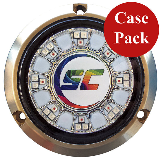 Shadow- Caster SCR-24 Bronze Underwater Light - 24 LEDs - Full Color Changing - *Case of 4* [SCR-24-CC-BZ-10CASE] - Premium Underwater Lighting from Shadow-Caster LED Lighting - Just $2540! 