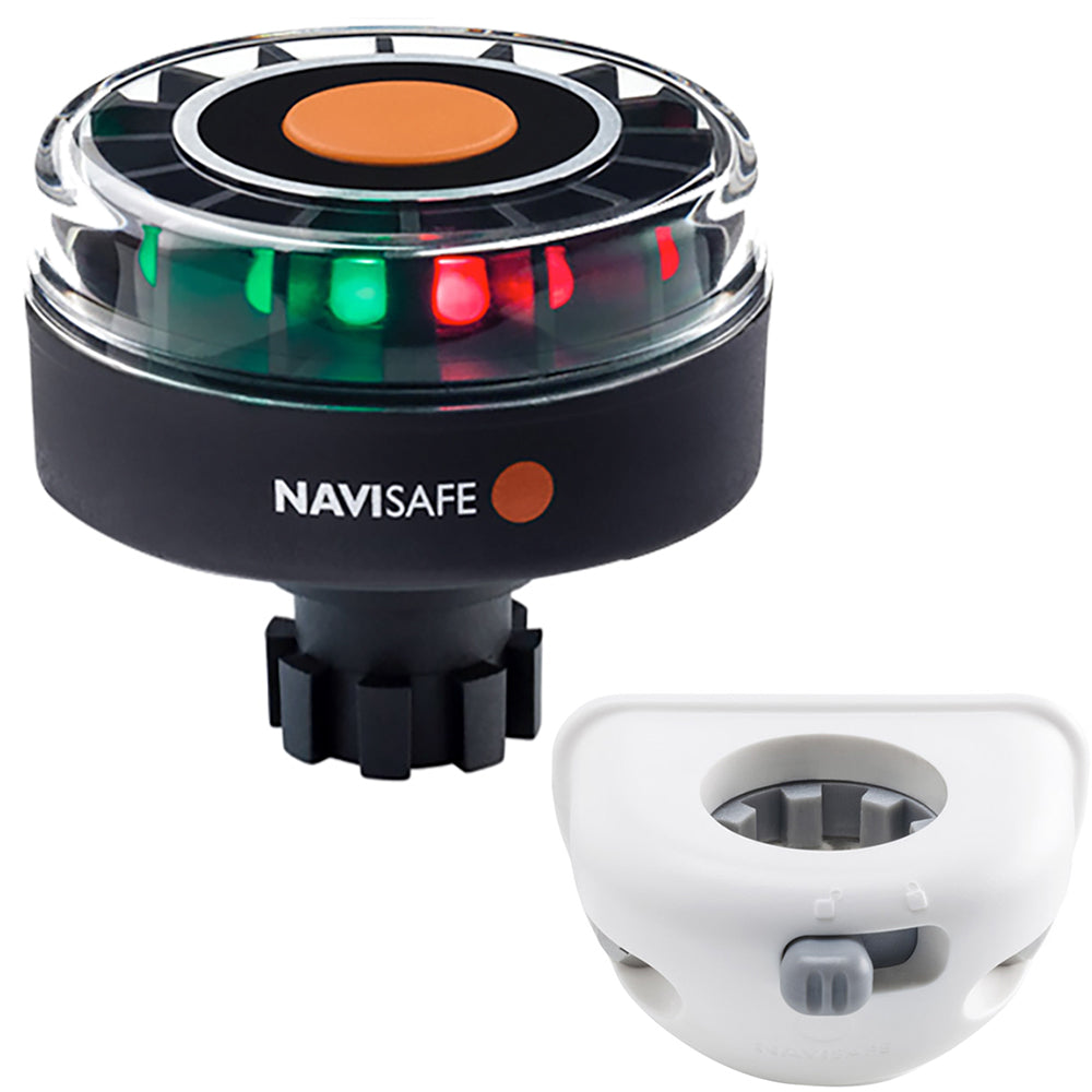 Navisafe Navilight Tricolor 2NM w/Navibolt Base  Vertical Mount - White [342KIT6] - 1st Class Eligible, Brand_Navisafe, Lighting, Lighting | Navigation Lights, Paddlesports, Paddlesports | Navigation Lights - Navisafe - Navigation Lights