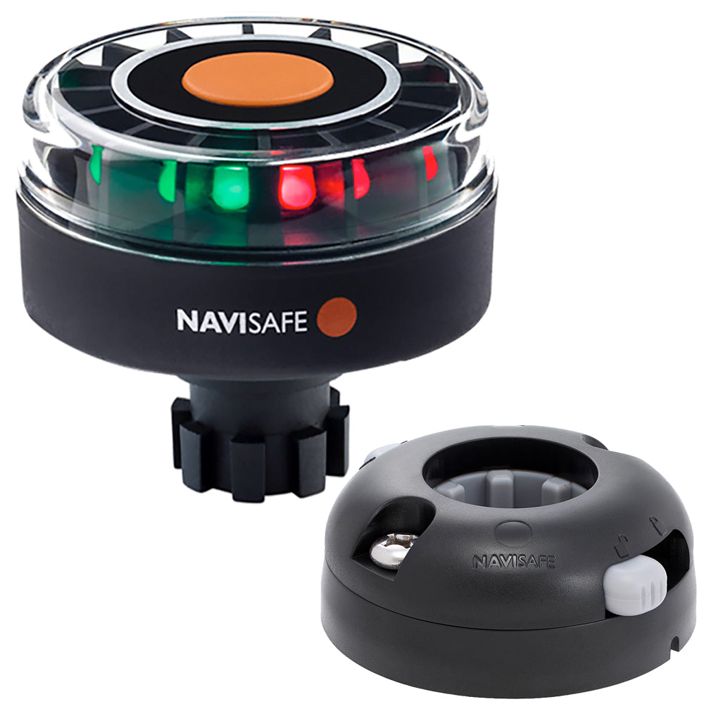 Navisafe Navilight Tricolor 2NM w/Navibolt Base  Horizontal Mount - Black [342KIT7] - Premium Navigation Lights from Navisafe - Just $93.99! 