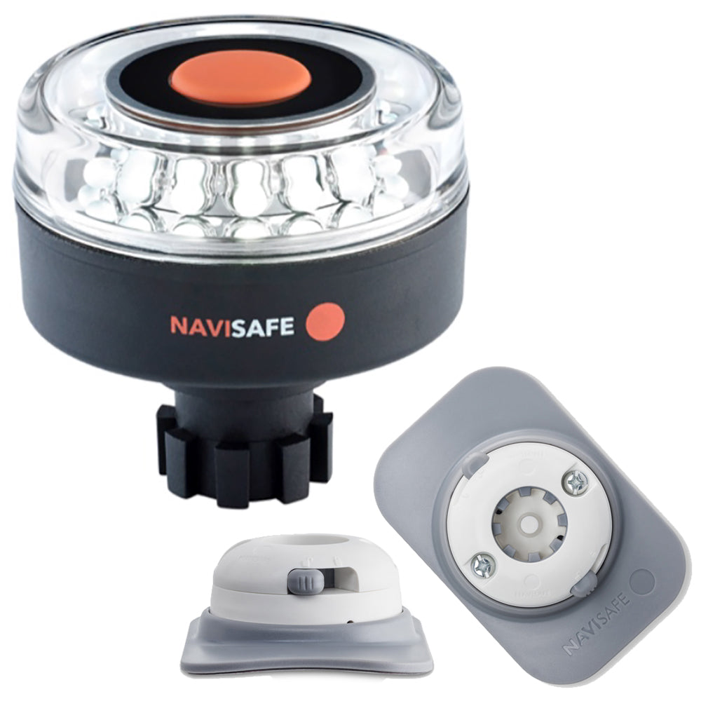 Navisafe Navilight 360 2NM w/Navibolt Base  RIB Mount - White [042KIT4] - Premium Navigation Lights from Navisafe - Just $92.99! Shop now at Boat Gear Depot