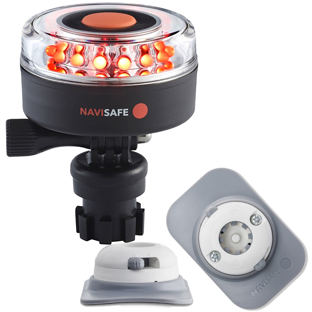 Navisafe Navilight All RED 360 2NM w/Navimount Base  RIB Mount - White [045KIT4] - Premium Navigation Lights from Navisafe - Just $92.99! 