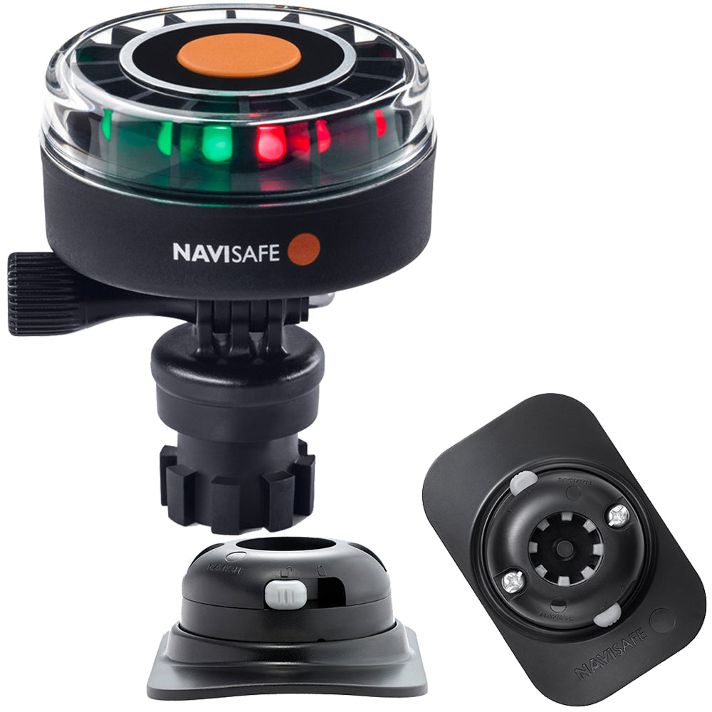 Navisafe Navilight 2NM Tricolor w/Navimount Base  RIB Mount - Black [340KIT2] - Brand_Navisafe, Lighting, Lighting | Navigation Lights, Paddlesports, Paddlesports | Navigation Lights - Navisafe - Navigation Lights