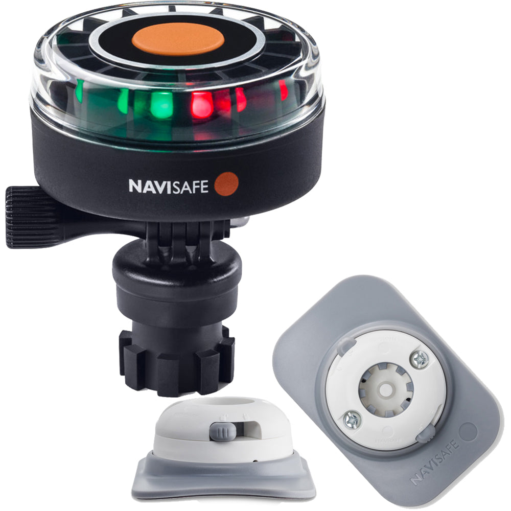 Navisafe Navilight 2NM Tricolor w/Navimount Base  RIB Mount - White [340KIT4] - 1st Class Eligible, Brand_Navisafe, Lighting, Lighting | Navigation Lights, Paddlesports, Paddlesports | Navigation Lights - Navisafe - Navigation Lights