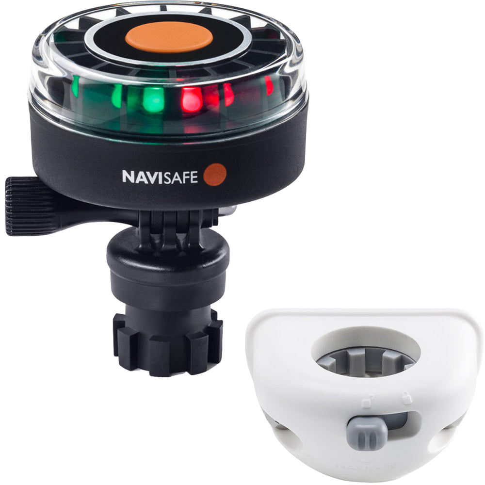 Navisafe Navilight 2NM Tricolor w/Navimount Base  Vertical Mount - White [340KIT6] - Premium Navigation Lights from Navisafe - Just $93.99! 