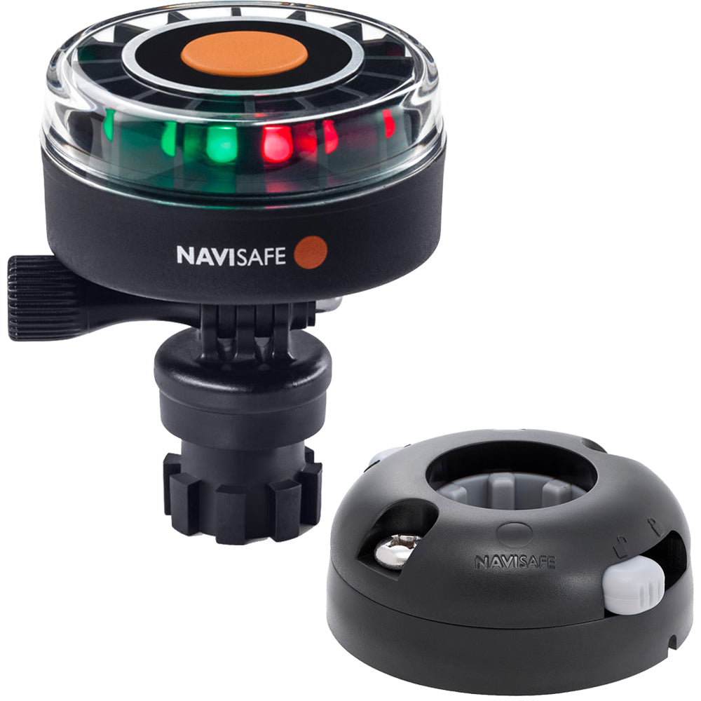 Navisafe Navilight 2NM Tricolor w/Navimount Base  Horizontal Mount - Black [340KIT7] - Premium Navigation Lights from Navisafe - Just $93.99! 