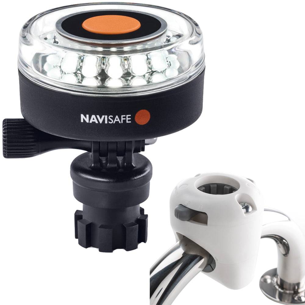 Navisafe Navilight 360 2NM White w/Navimount Base  Rail Mount - White [040KIT3] - Premium Navigation Lights from Navisafe - Just $91.99! 