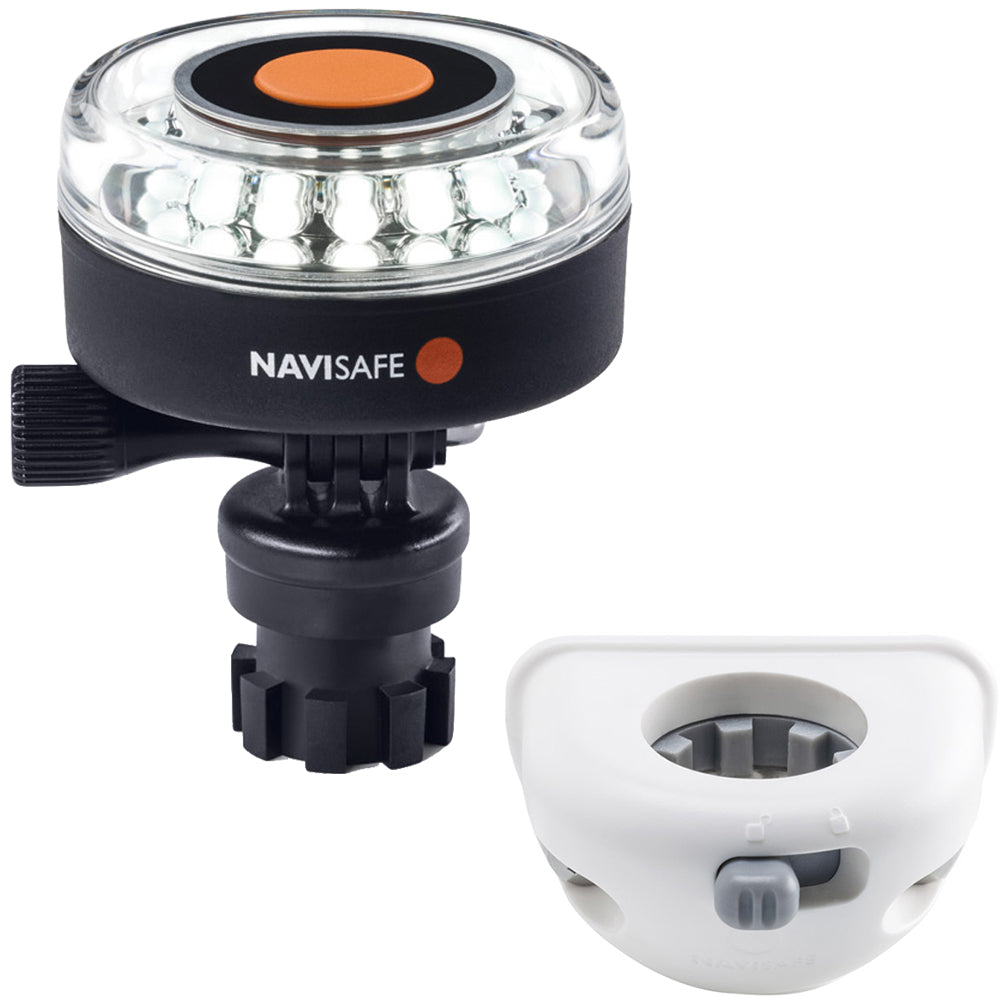 Navisafe Navilight 360 2NM White w/Navimount Base  Vertical Mount - White [040KIT6] - Premium Navigation Lights from Navisafe - Just $84.99! 