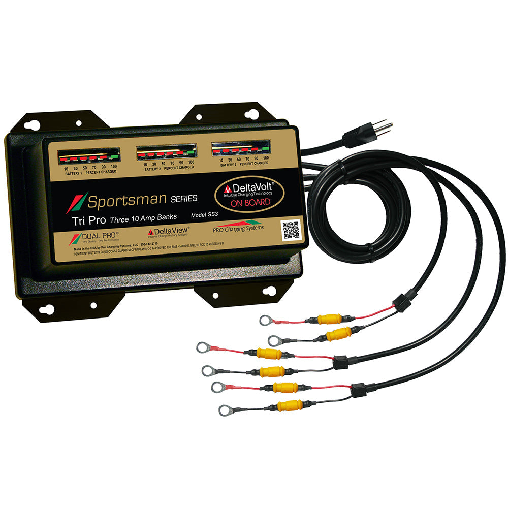 Dual Pro Sportsman Series Battery Charger - 30A - 3-10A-Banks - 12V-36V [SS3] - Premium Battery Chargers from Dual Pro - Just $468.99! 