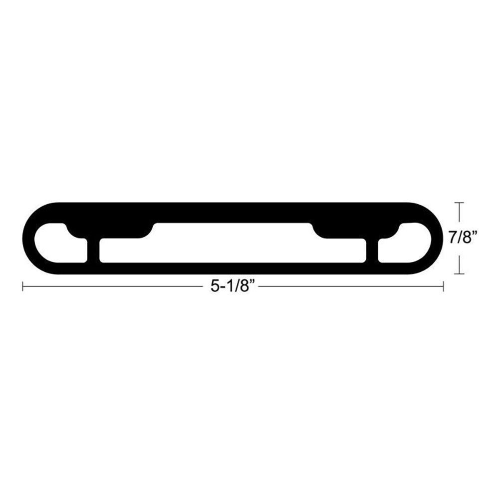 TACO T-Top Extrusion Plate Pre-Drilled for Grand Slams - 20" - Pair [GSE-1939BSA20] - Premium Outrigger Accessories from TACO Marine - Just $264.99! 