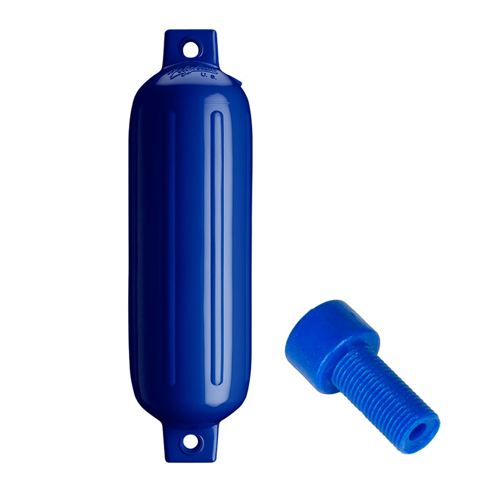 Polyform G-3 Twin Eye Fender 5.5" x 19" - Cobalt Blue w/Adapter [G-3-COBALT BLUE] - Premium Fenders from Polyform U.S. - Just $23.99! 